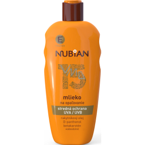 Nubian OF 15 ml mleko do opalování, 200 ml