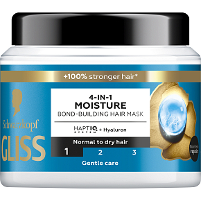 Schwarzkopf Gliss Aqua Revive maska nawilżająca 4w1 do włosów normalnych i suchych, 400 ml