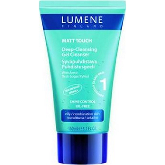 Lumene Cleansing Matt Touch Deep Cleansing Vyvážený gel na čistění pleti 150 ml