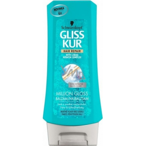 Gliss Kur Million Gloss balzám na vlasy 200 ml