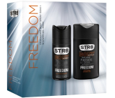 Str8 Freedom deodorant sprej pro muže 150 ml + sprchový gel 250 ml, dárková sada