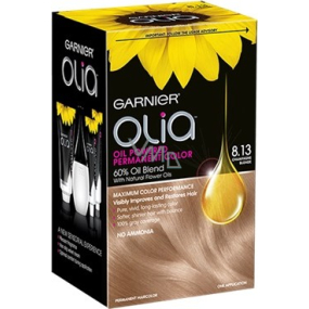 Garnier Olia barva na vlasy bez amoniaku 8.13 Oslnivá světlá blond