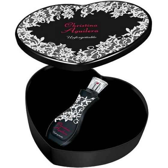 Christina Aguilera Unforgettable parfémovaná voda pro ženy 30 ml + plechová krabička, dárková sada 2015