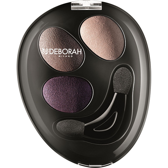 Deborah Milano Trio Hi-Tech Eyeshadow oční stíny 05 Rose Elegance 4,2 g