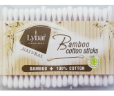 Lybar Original Natural Bamboo patyczki higieniczne bambusowe opakowanie 200 sztuk