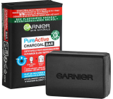 Garnier Skin Naturals Pure Active Charcoal Bar twarde mydło oczyszczające do twarzy 100 g
