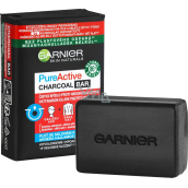 Garnier Skin Naturals Pure Active Charcoal Bar twarde mydło oczyszczające do twarzy 100 g