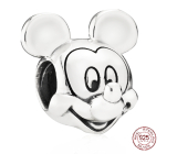 Zawieszka ze srebra próby 925 Disney Mickey Mouse portret, koralik do bransoletki