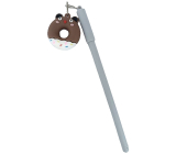 Albi Liner, długopis z niebieskim wkładem, pączek różowy 17 cm
