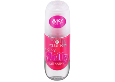Essence Glossy Jelly lakier do paznokci z zapachem i wysokim połyskiem 02 Candy Gloss 8 ml