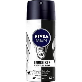 Nivea Men Black & White Invisible Original antyperspirant, 100 ml