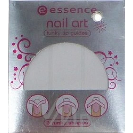 Essence Funky Tip Guides šablonky pro francouzskou manikúru 64 kusů