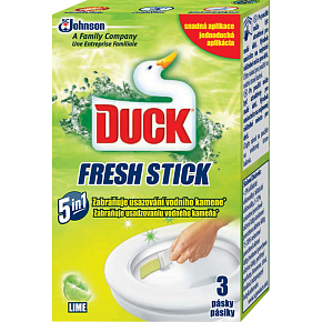 Duck WC paski Fresh Stick Limetka, 3 ks
