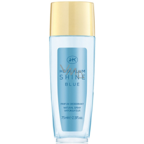 Heidi Klum Shine Blue parfémovaný deodorant sklo pro ženy 75 ml