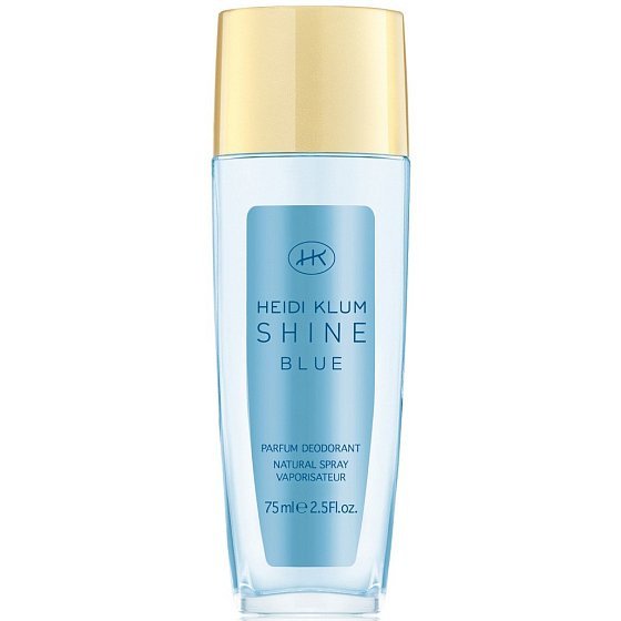 Heidi Klum Shine Blue parfémovaný deodorant sklo pro ženy 75 ml