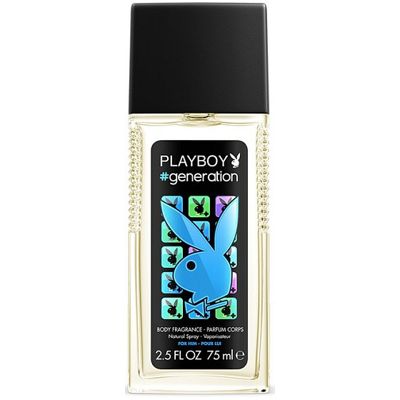 Playboy Generation for Him dezodorant w sprayu szklany dla mężczyzn 75 ml