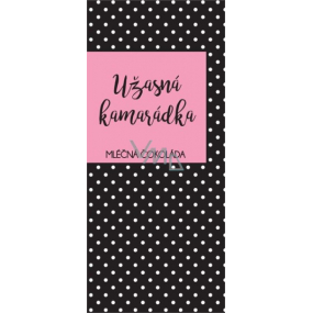 Albi Dárková mléčná čokoláda Úžasná kamarádka 50 g 14 x 6 cm