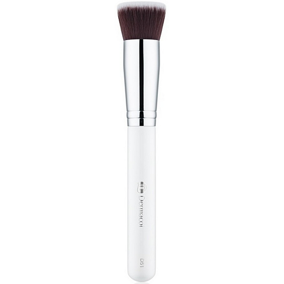 Dermacol Master Brush Make-up kosmetický štětec se syntetickými štětinami na tekutý make-up D51