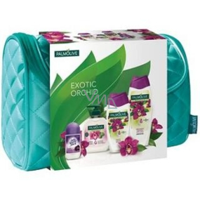 Palmolive Irresistible Softness Natural Orchid sprchový gel 250 ml + koupelová pěna 500 ml + tekuté mýdlo 300 ml + Lady Speed Stick Fresh & Essence Black Orchid 50 ml + etue, kosmetická sada