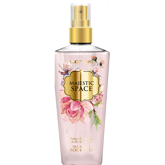 Lotus Parfums Majestic Space Sensual Jasmine & Honeysuckle tělová parfémová voda, mlha 210 ml
