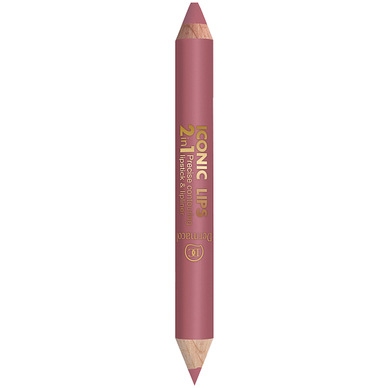 Dermacol Iconic Lips 2v1 rtěnka a konturovací tužka č.01 10 g
