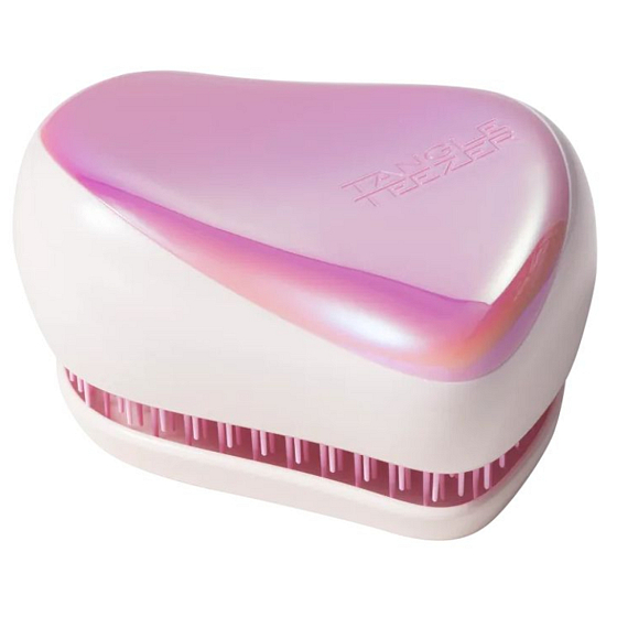Tangle Teezer Compact Profesionální kompaktní kartáč na vlasy Holographic duhově růžový