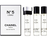 Chanel No.5 L Eau woda toaletowa uzupełniająca dla kobiet 3 x 20 ml