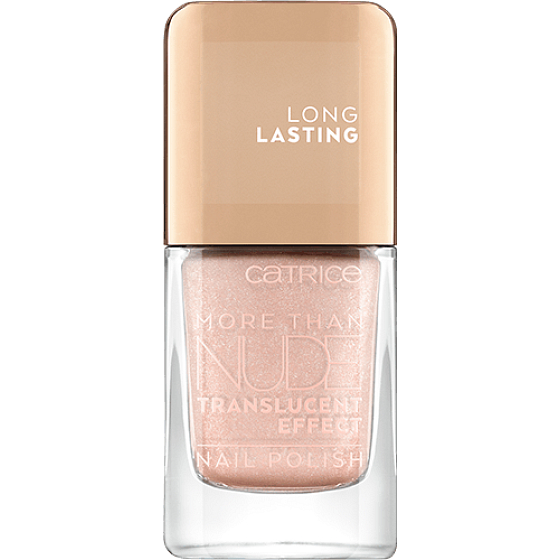 Catrice More Than Nude Translucent Effect lak na nehty s průsvitným efektem 02 Glitter Is In The Answer 10,5 ml