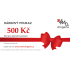 Karta podarunkowa na zakupy w sklepie internetowym o wartości 500 Kč
