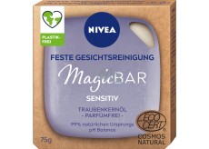 Nivea MagicBar Oczyszczający żel do twarzy z olejem z pestek winogron dla skóry wrażliwej 75 g