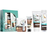 Dr. Santé Coconut Kokosový olej šampon pro suché a lámavé vlasy 250 ml + kondicionér pro suché a lámavé vlasy 200 ml + hydratační krém na ruce 75 ml + balzám na rty 4 g, kosmetická sada