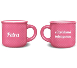 Niekupiony imienny mini kubek Petra 100 ml