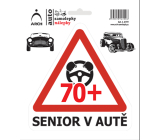 Naklejki samochodowe Seniour w aucie 70+ 6199       1996