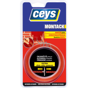 Ceys Montack Express oboustranná montážní páska, 19 mm × 2,5 m Ceys Montack Express oboustranná montážní páska, 19 mm × 2,5 m