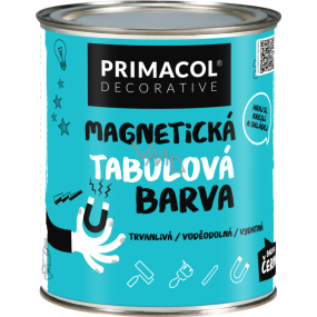 Primacol Decorative farba tablicowa magnetyczna, czarna, 750 ml