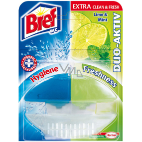 Bref Duo Aktiv Extra Clean & Fresh Limetka a Máta WC gel komplet závěs 60 ml