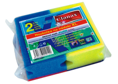Clanax Gąbka frezowana do naczyń XL 2 sztuki