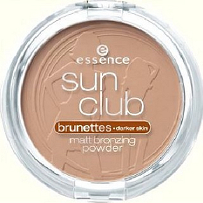 Essence Sun Club Blondes matujący bronzowy puder 02 Sunny 15 g