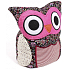 Albi Hřejivý plyšák s vůní Levandule Hooty sova patchwork růžová , 20 cm × 18 cm, 750 g
