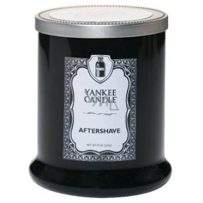 Yankee Candle Barbershop Aftershave Tumbler - Vůně po holení vonná svíčka 226 g
