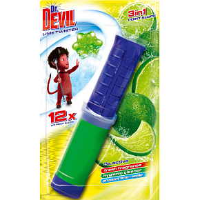 Dr. Devil 3w1 Point Block WC blok w tubie Lime Twister, 75 ml