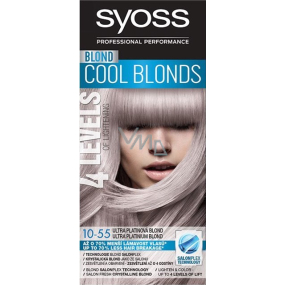 Syoss Blond Cool Blonds farba do włosów 10-55 Ultra platynowy blond 50 ml Syoss Blond Cool Blonds farba do włosów 10-55 Ultra platynowy blond 50 ml