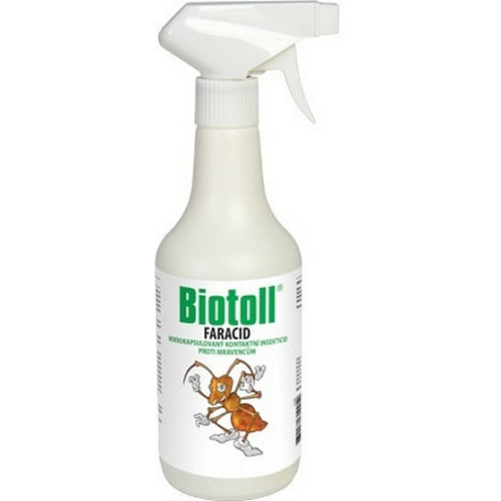 Biotoll Faracid mikrokapsulovaný kontaktní insekticid proti mravencům rozprašovač 200 ml