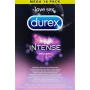Durex Intense Orgasmic kondom z wypustkami i żelem stymulującym nominalna szerokość: 56 mm 16 sztuk