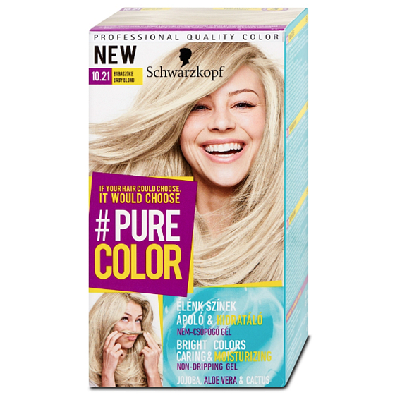 Schwarzkopf Pure Color Washout barva na vlasy 10.21 Baby blond 60 ml