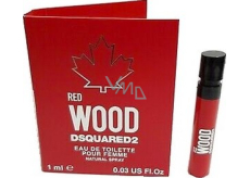 Dsquared2 Red Wood toaletní voda pro ženy 1 ml s rozprašovačem, odstřik