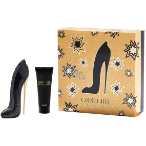 Carolina Herrera Good Girl Supreme parfémovaná voda pro ženy 80 ml + tělové mléko 100 ml, dárková sada