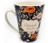 Nekupto Użytkowy dom Odprężenie leczy ceramiczny kubek ciemny 350 ml