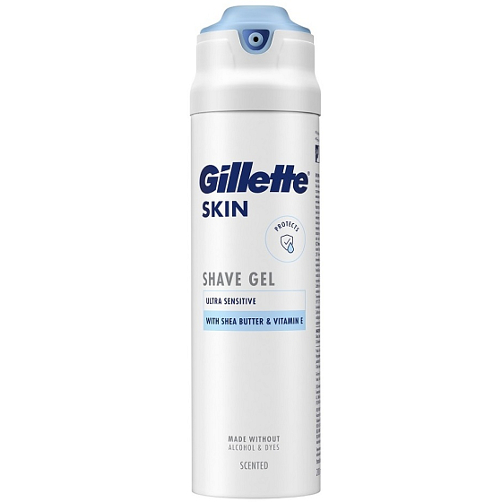 Gillette Skin Ultra Sensitive żel do golenia dla mężczyzn 200 ml