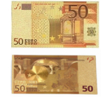 Talisman Złota plastikowa banknot 50 EUR